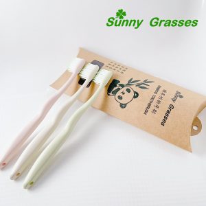 綠禾竹粉牙刷（三入組）
