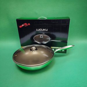 Lucuku 34cm華麗多層鈦電漿健康不沾鍋
